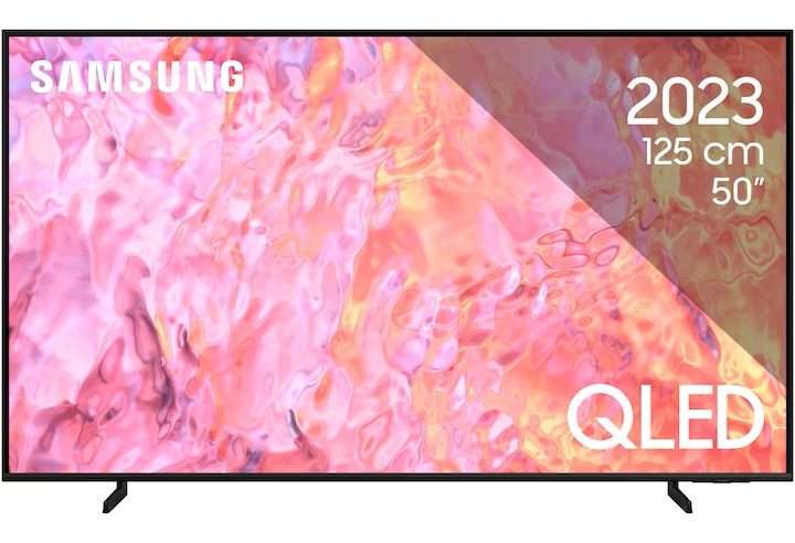 Телевизор SAMSUNG 50Q60C: Елегантен и Иновативен Продукт за Домашно Забавление