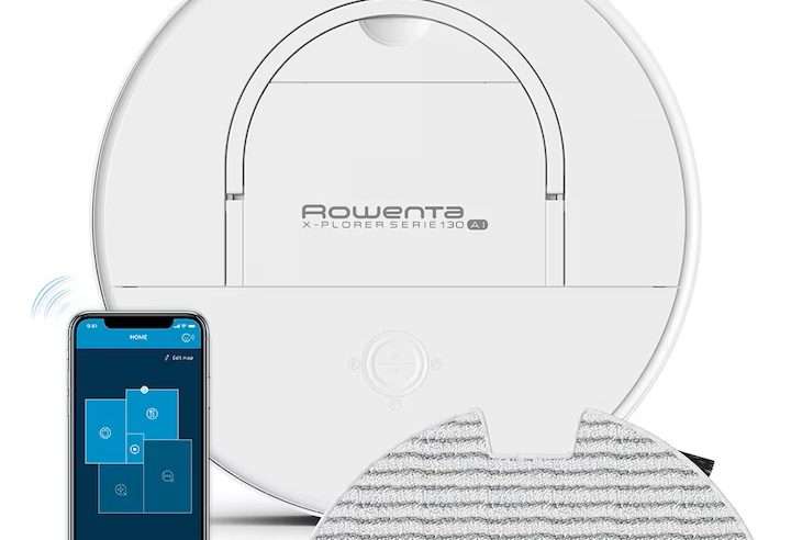 Rowenta X-Plorer S130 AI RR9067WH: Интелигентен робот за пълно почистване с AI технология