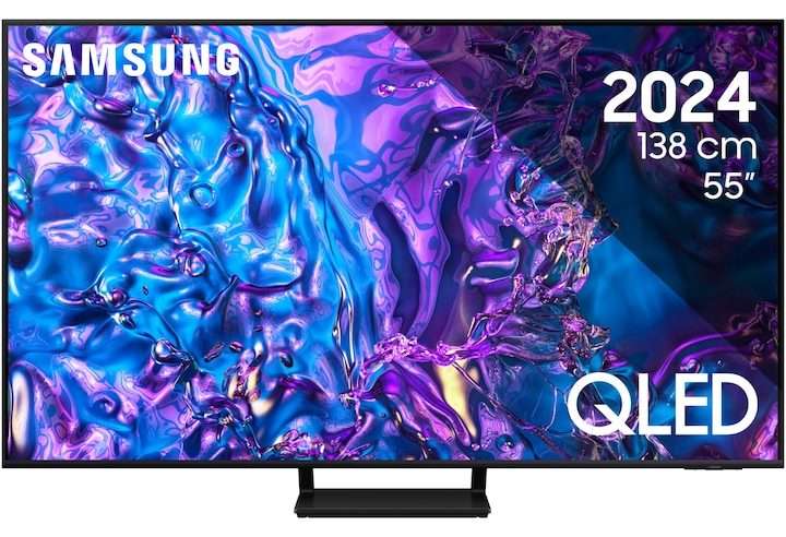 Изискано качество и производителност: Телевизор SAMSUNG QLED 55Q70D, 55″ (138 см), Smart, 4K Ultra HD, 100Hz, Клас E