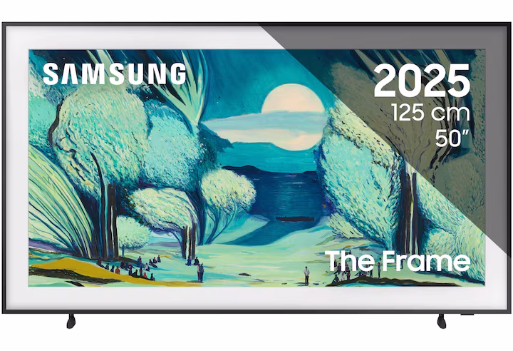 Картината като декор: задълбочено ревю на Samsung QLED The Frame 50LS03F (2025) — 50″ арт-телевизор за всекидневието