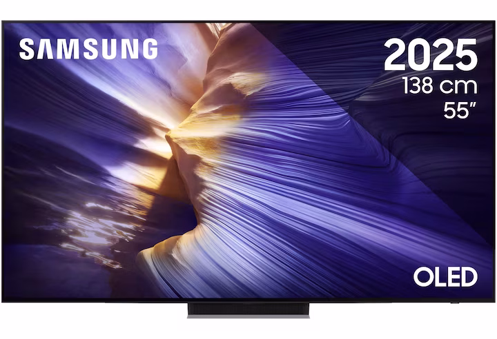 Телевизор SAMSUNG OLED 55S90F, 55″(138 см), Smart, 4K Ultra HD, 100 Hz, Клас G (Модел 2025)