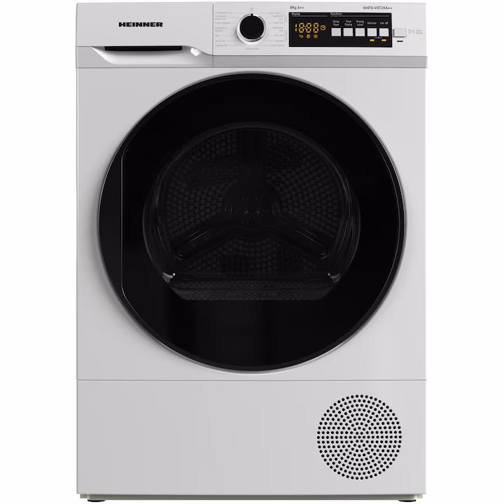 Heinner HHPD-V8T2KA++ – интелигентна сушилня с термопомпа за чисти, сухи и добре запазени дрехи