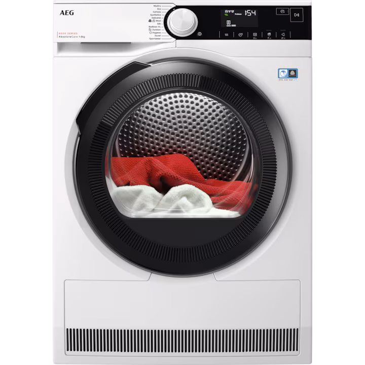 AEG TR8384E – прецизна грижа за дрехите с интелигентно термопомпено сушене