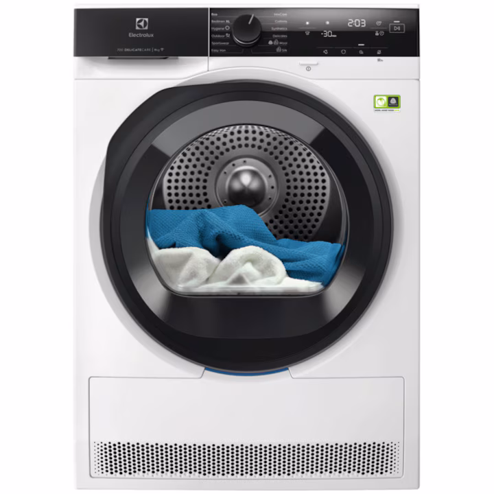 Electrolux EW7D495UCE – интелигентна сушилня с Wi-Fi управление и прецизна грижа за всяка материя