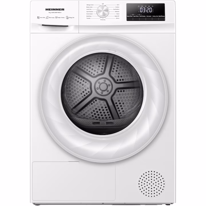 HEINNER HHPD-HMY70FD++ – компактна термопомпена сушилня за ефективно и щадящо сушене всеки ден