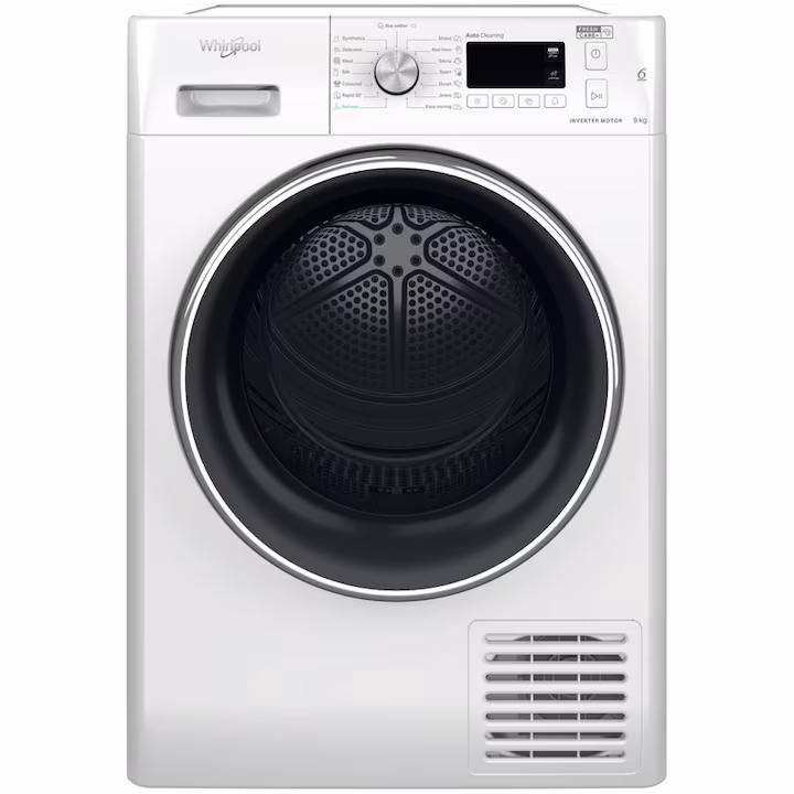 Whirlpool FFTM119X3BXYEE FreshCare+ – премиум сушилня с максимална ефективност и интелигентна грижа за всяко влакно