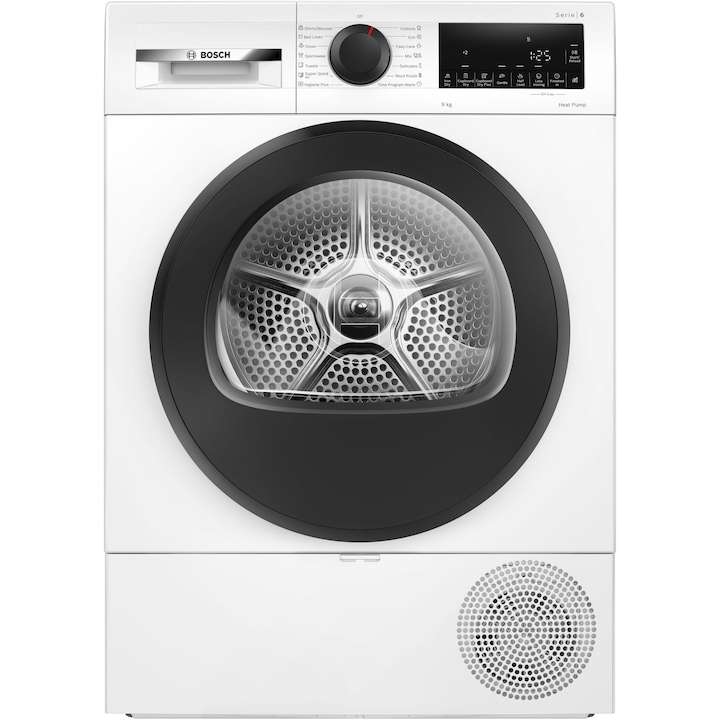 Bosch WQG243DNBY – модерна сушилня с термопомпа и голям капацитет за безкомпромисна грижа за дрехите