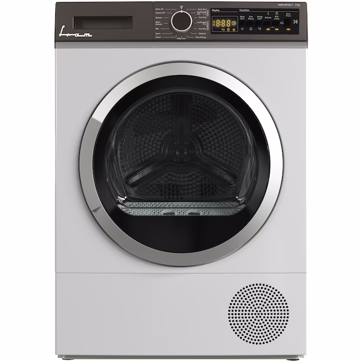 Fram FHPD-V9T2A++ – практична сушилня с термопомпа и бързи програми за динамичното ежедневие