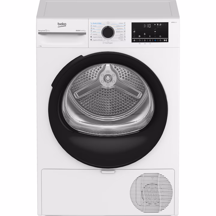 Beko BM5T49243W – интелигентна сушилня с пара и инверторен мотор за максимален комфорт у дома