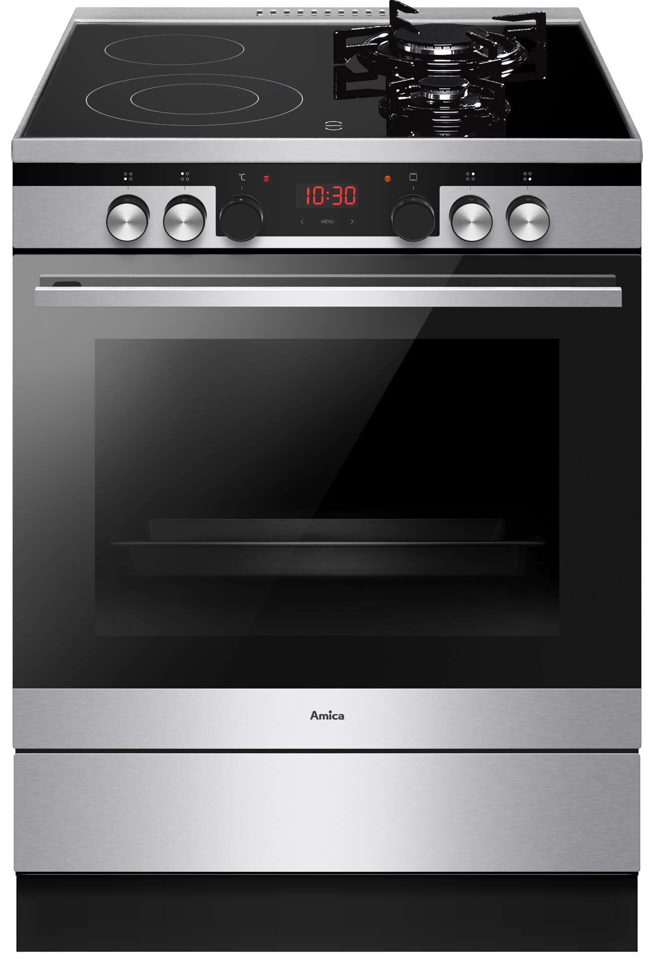 Ревю на Готварска печка (ток/газ) AMICA 6226MCE3.45EEZPTSD(XX): 2 газ 2ток