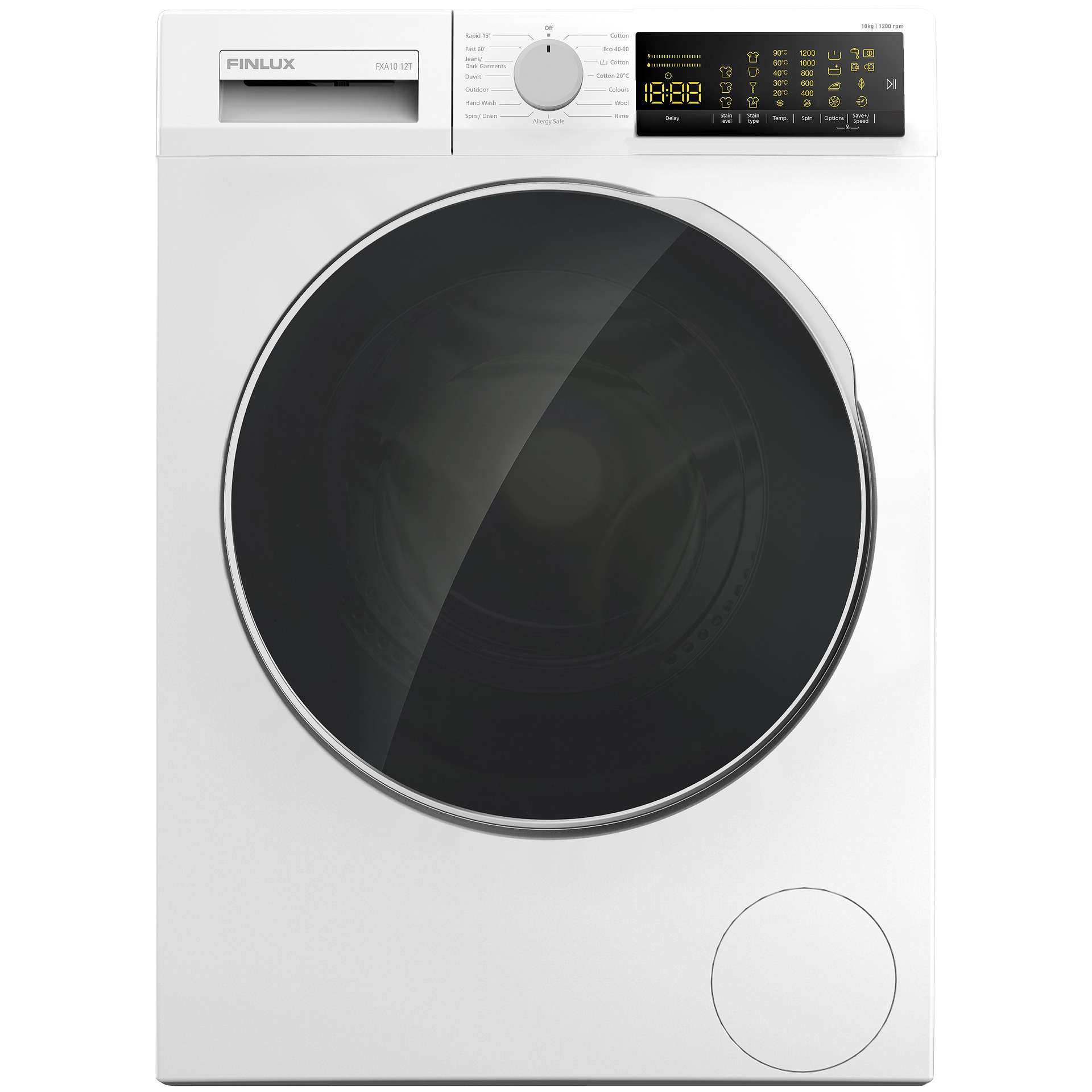 Ревю на Перална машина Finlux FXA10 12T: 10.00 kg, клас A