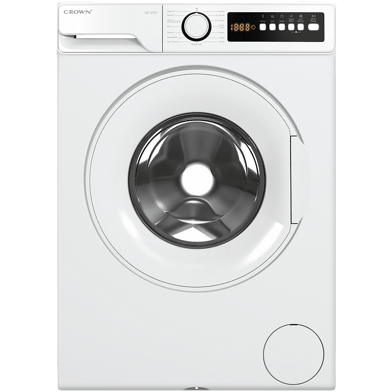Ревю на Перална машина Crown LW 1270T: 1200 об./мин., клас D
