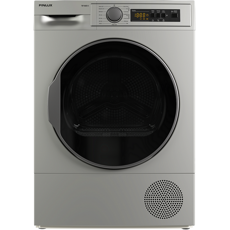 Ревю на Сушилня Finlux TDF-8AD3-S: 8 kg, клас C