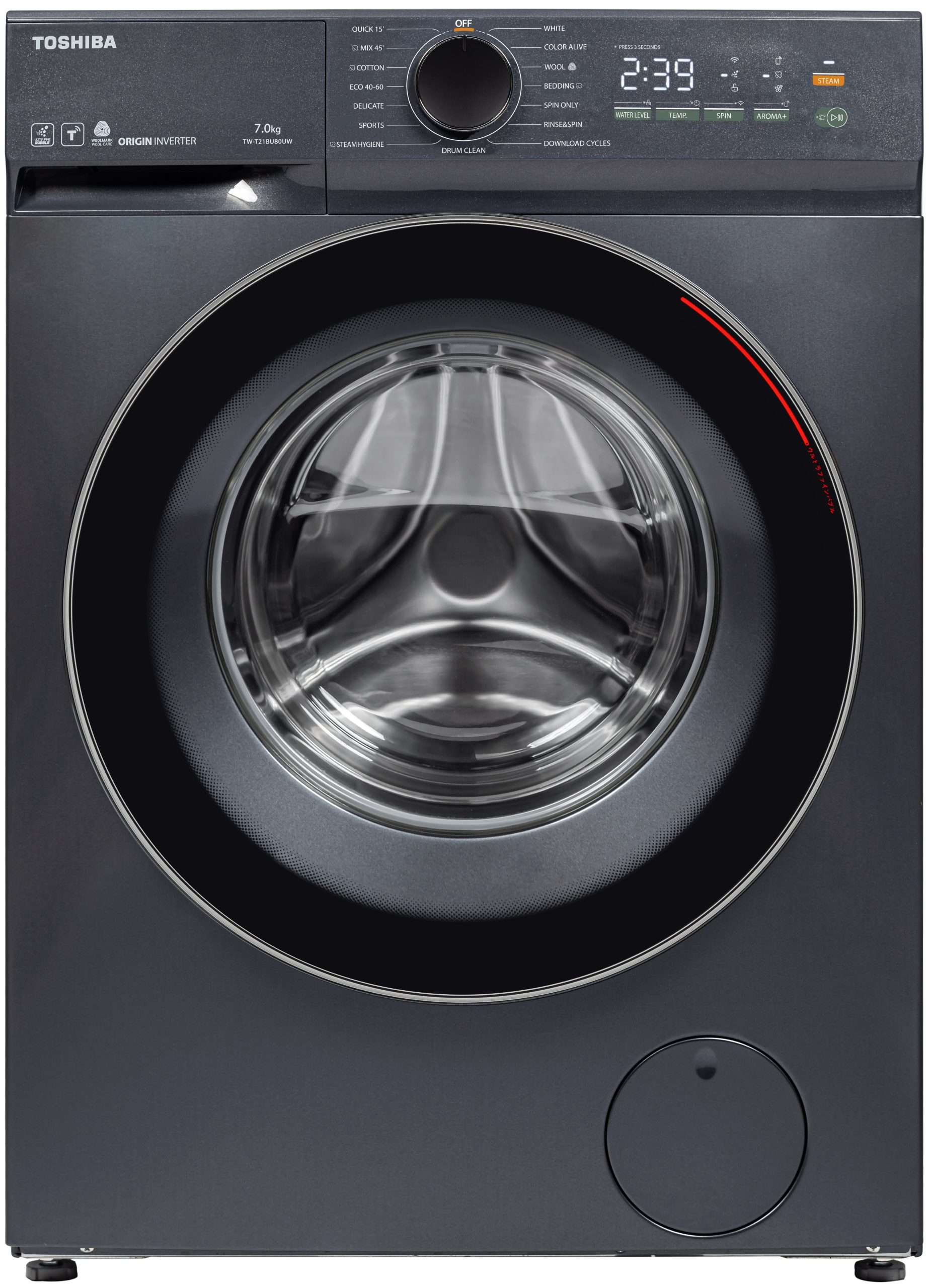 Ревю на Перална машина Toshiba TW-T21BU80UWBK(MG): 1200 об./мин., клас A