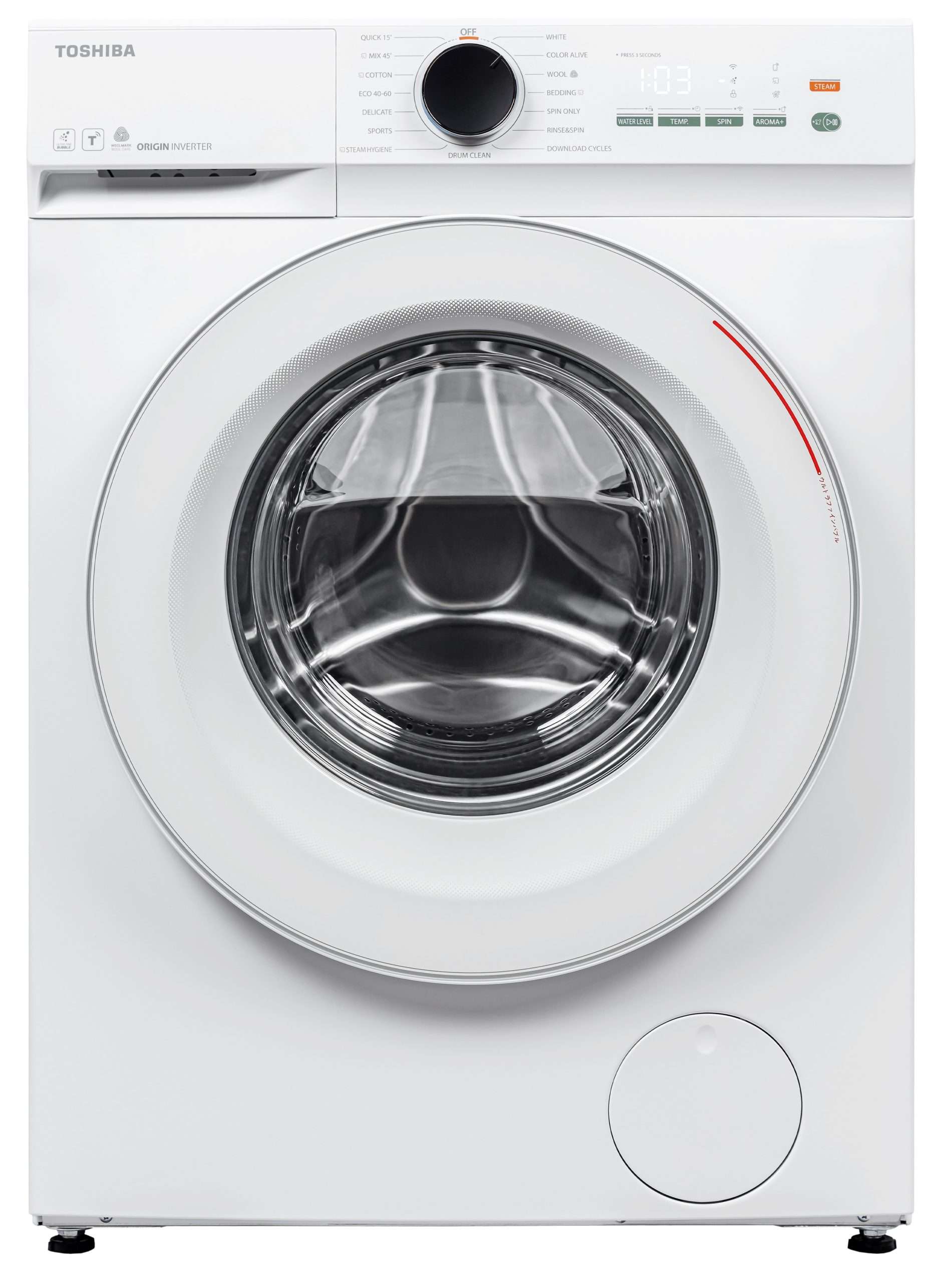 Ревю на Перална машина Toshiba TW-T21BU90UWBK(WW): 1400 об./мин., клас A