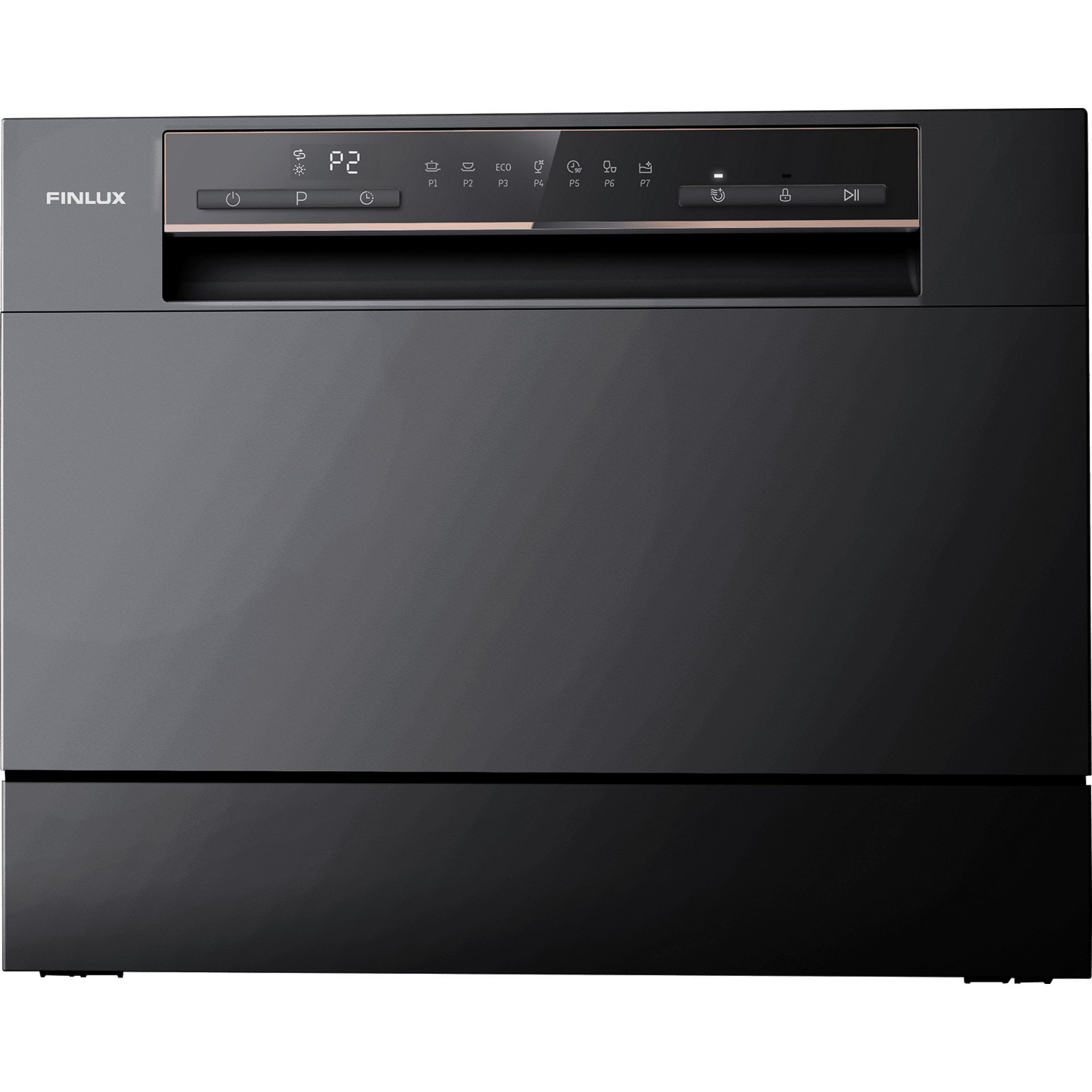 Ревю на Съдомиялна машина Finlux WQP6 BLACK: 550 Ш, клас F
