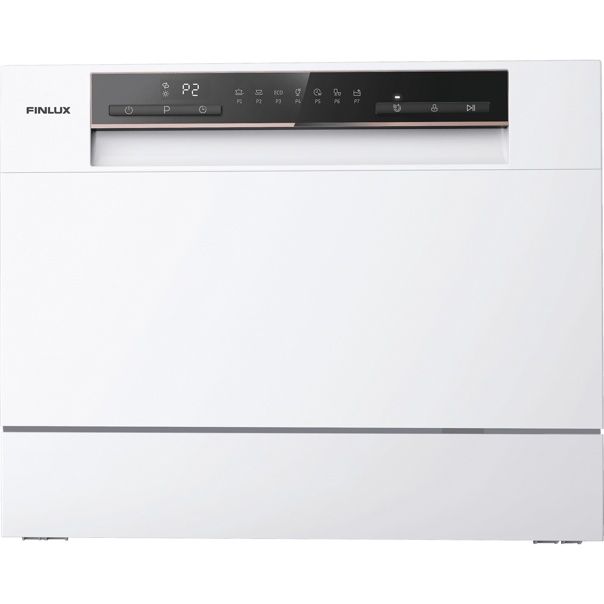 Ревю на Съдомиялна машина Finlux WQP6 WHITE: 6 комплекта, клас F