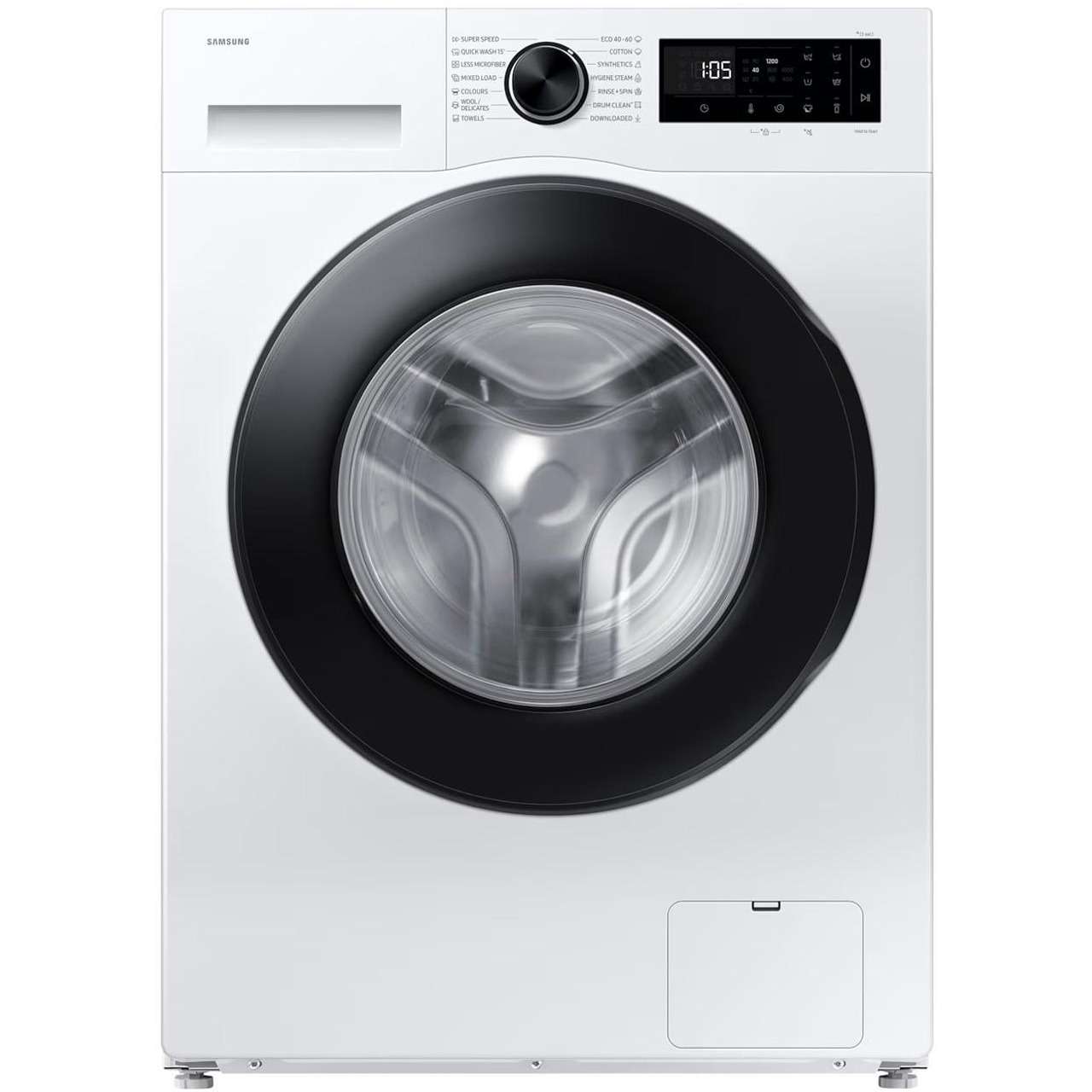 Ревю на Перална машина Samsung WW80FG5L32AELE: 1200 об./мин., клас A