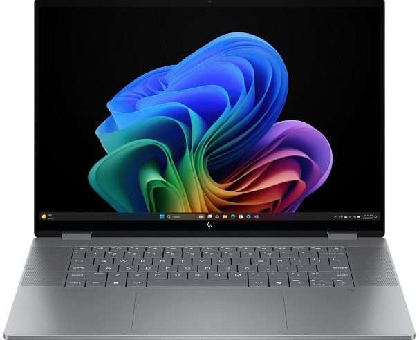 Лаптоп HP OmniBook X Flip 16-ar0019nn (Ryzen AI 5 340, 16GB RAM, IPS 400nt): Голям и ярък конвертируем екран