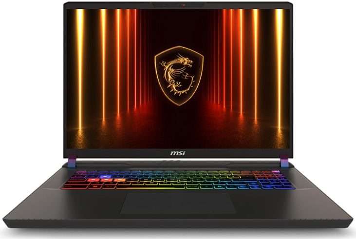 Лаптоп MSI Vector 17 HX AI (Core Ultra 9 275HX, RTX 5090, 240Hz QHD+): Мощ за киберспортни геймъри