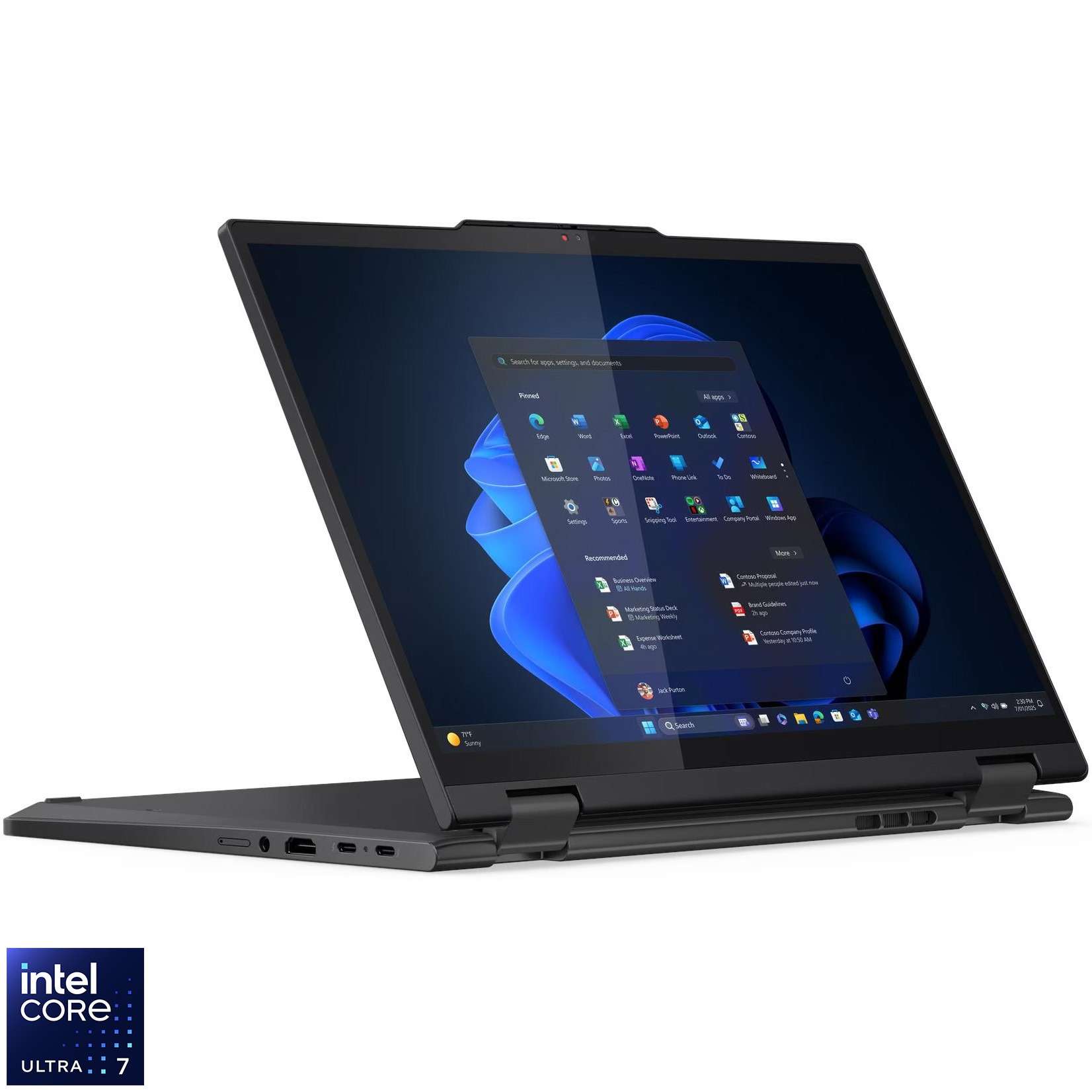 Лаптоп Lenovo ThinkPad T14s 2-in-1 Gen 1 (Intel Core Ultra 7 255U, тъч екран, 32GB RAM): Гъвкав конвертируем бизнес хибрид