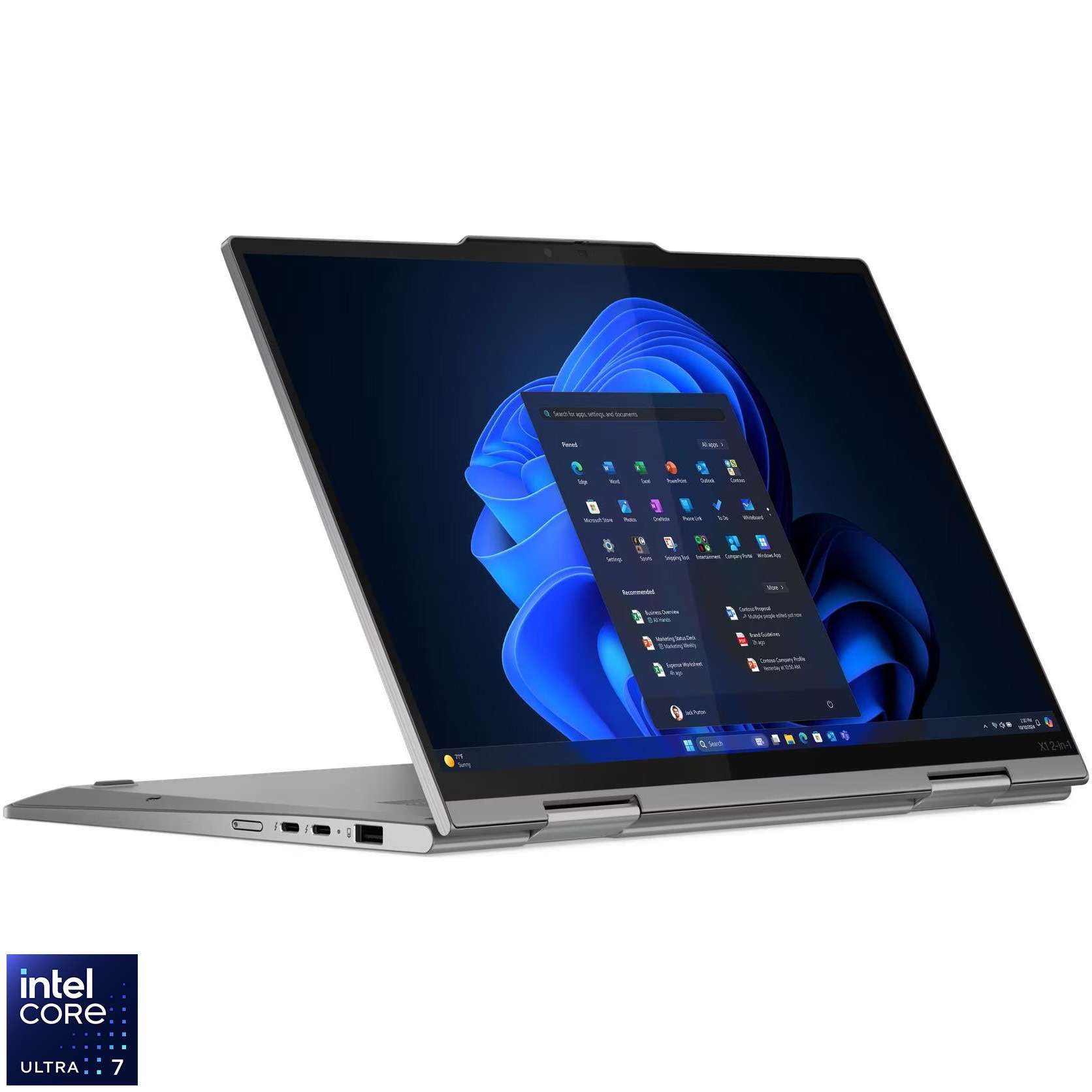 Лаптоп Lenovo ThinkPad X1 2-in-1 Gen 10 Aura Edition (Intel Core Ultra 7 265U, OLED 120Hz, 64GB RAM): Премиум конвертируем флагман