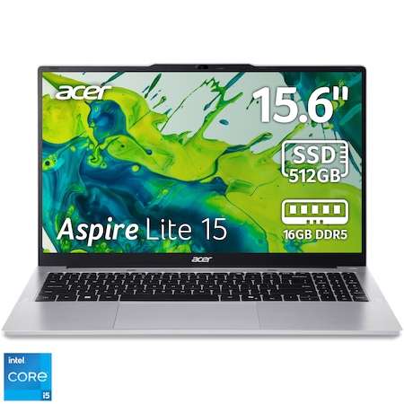 Лаптоп Acer Aspire Lite 15 AL15-72P-54J8: Баланс между производителност и удобство за ежедневието