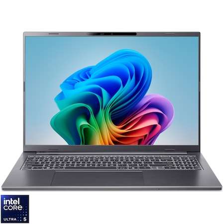 Лаптоп Acer Aspire 16 AI OLED: Ярки цветове и премиум дисплей за творци
