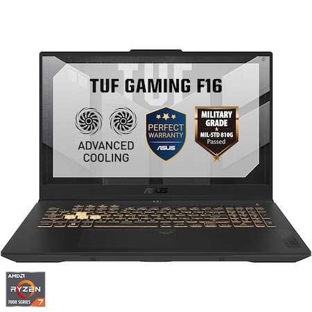 Лаптоп ASUS TUF A17 FA707NUG (AMD Ryzen 7 7445HS, 16GB DDR5, 2TB SSD): Мощен гейминг спътник за взискателни потребители
