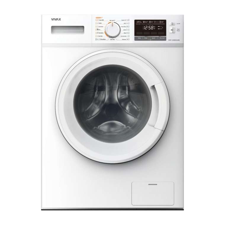 Ревю на Пералня със сушилня Vivax WDF-1408D616BS: 1400 об./мин., 8 кг