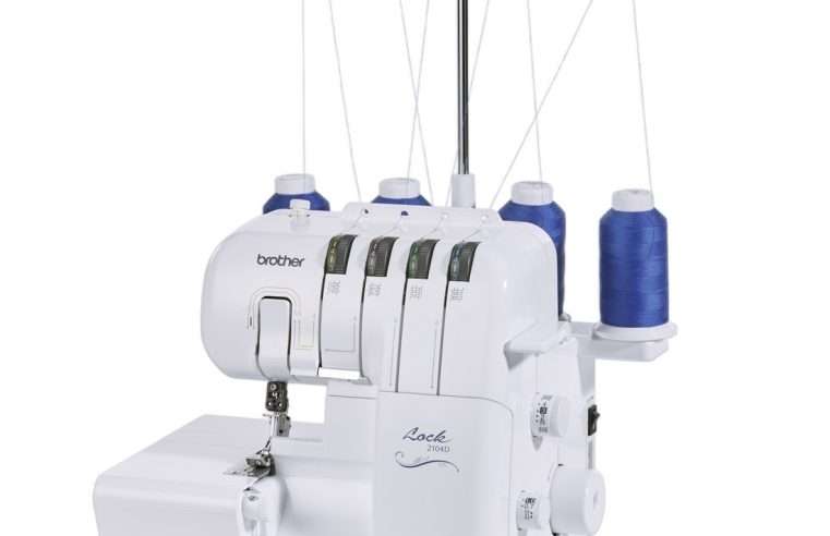 Електромеханична шевна машина Brother 2104D – 2 игли, 3 или 4 конеца