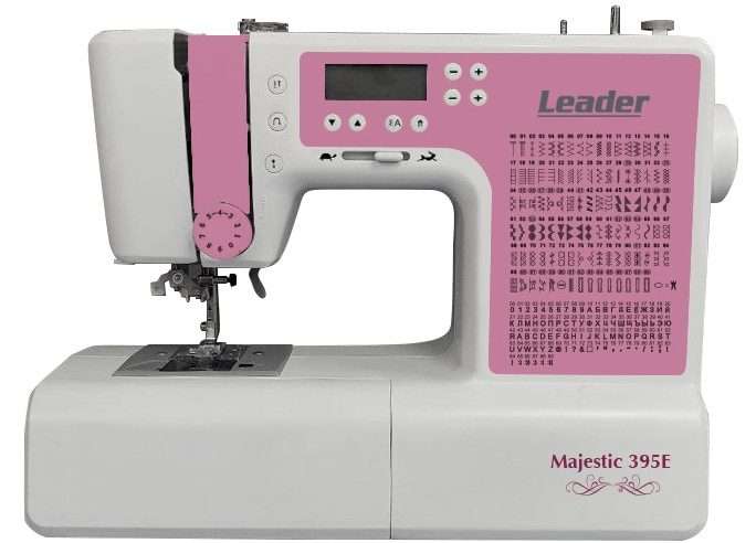 Компютъризирана шевна машина Leader Majestic 395E – 385 шева, LCD екран