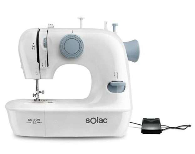 Шевна машина Solac SW8221 – 12 вида шевове, захранване с батерии и пълен комплект аксесоари