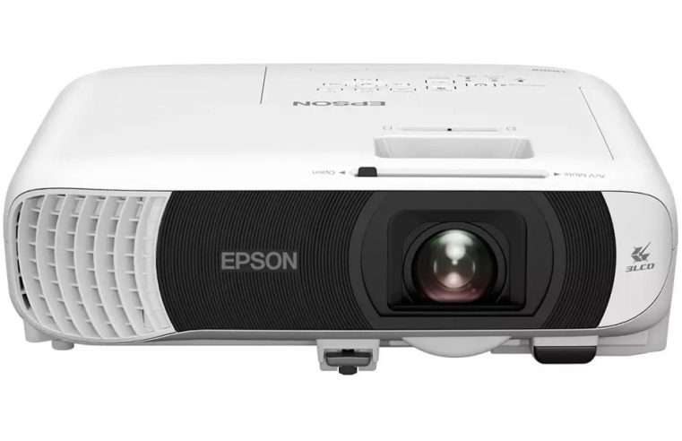 Видеопроектор Epson EB-W55, WXGA, 4000 лумена, WiFi, 3LCD, 2x HDMI, 2W високоговорител, Бял
