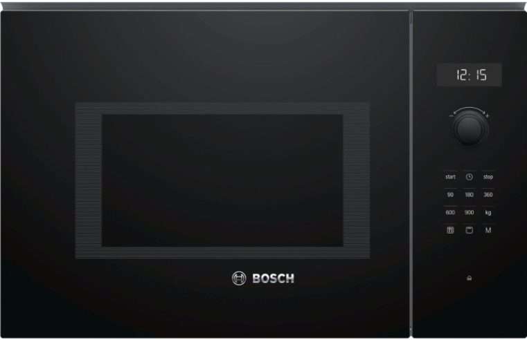 Микровълнова фурна за вграждане Bosch BEL554MB0 Serie 6 – черна