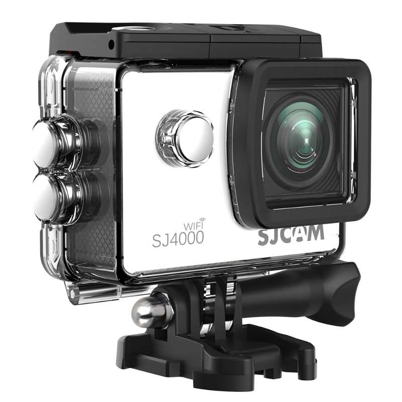 Спортна видеокамера SJCAM SJ4000WIFI, WIFI, Full HD 1080, 12MP, бяла
