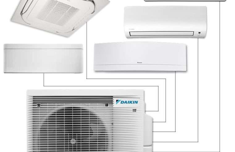 Външно тяло на мултисплит система Daikin 5MXM90A9, 30000 BTU, 64 м2, А+++, R-32, До 5 вътрешни тела, Бял