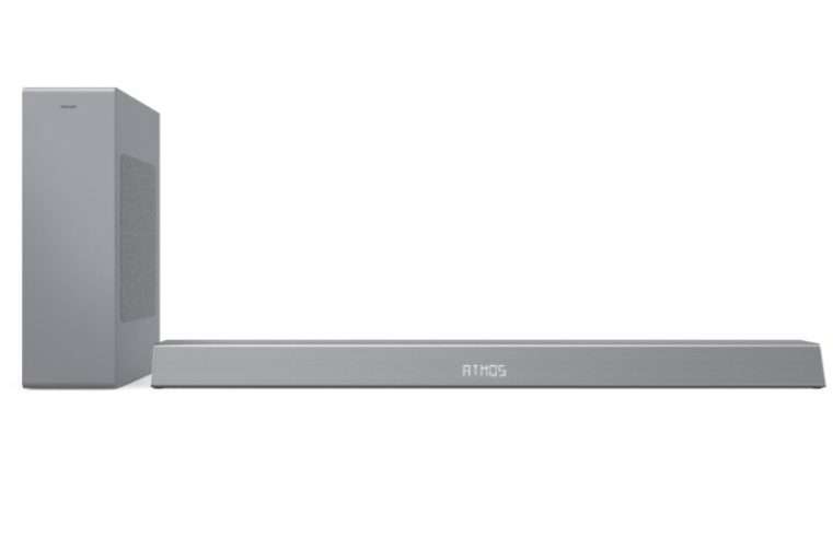 Soundbar Philips TAB8505/10, 2.1, 240W, Subwoofer Wireless, Dolby Atmos, Сребрист