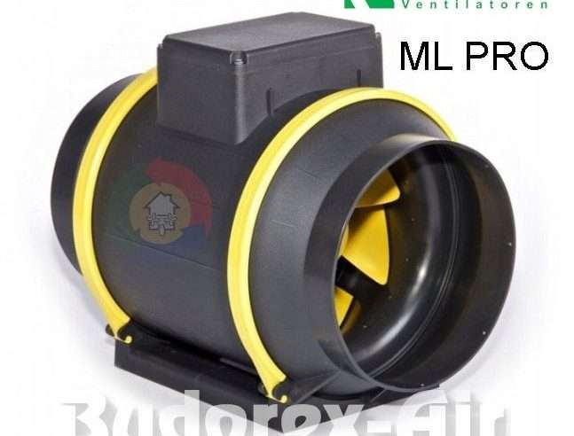 Канален вентилатор Harmann ML PRO 200/1200, 3 скорости, RAL7012, 230V