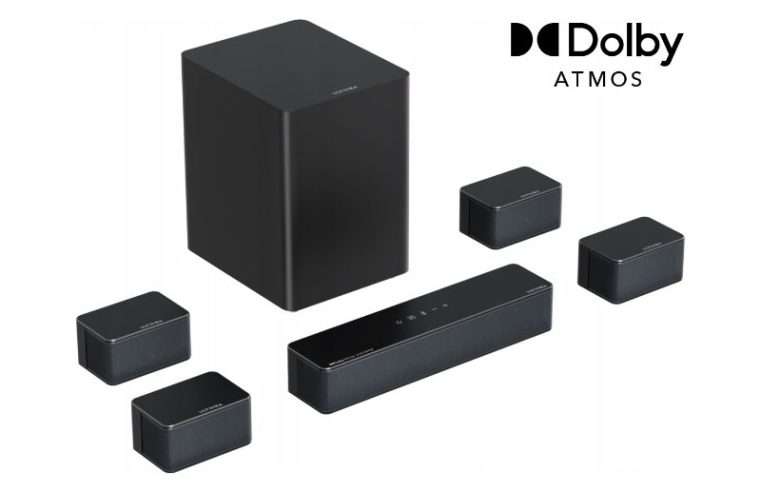 Саундбар 7.1ch Poseidon D80 Boom, Dolby Atmos, 500W, многоцветен, 400x70x90mm