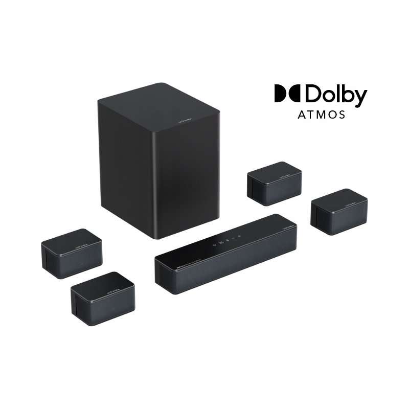 Саундбар 7.1ch Poseidon D80 Boom, Dolby Atmos, 500W, многоцветен, 400x70x90mm