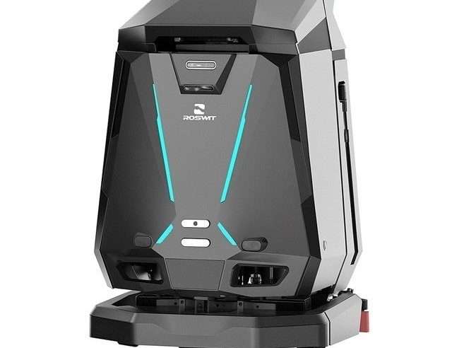 Прахосмукачка робот Rosiwit Skywalker 50-D, 3D LiDAR, Смарт, Черен