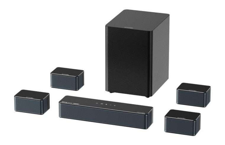 Звукова лента Ultimea Poseidon D80 BOOM, Dolby Atmos, 7.1 канала, черен, 400x90x70mm