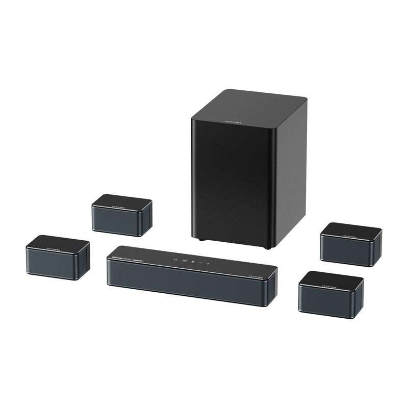 Звукова лента Ultimea Poseidon D80 BOOM, Dolby Atmos, 7.1 канала, черен, 400x90x70mm