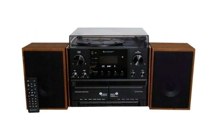 Мултифункционална аудио система Soundmaster MCD5600BR черна Bluetooth 33x45x22см