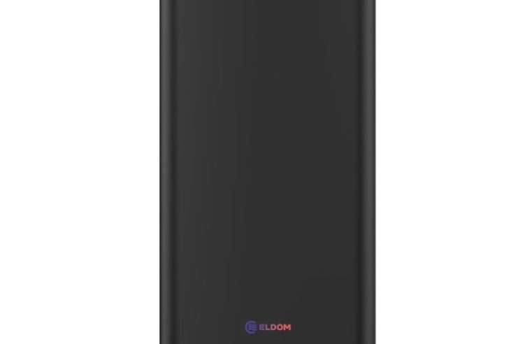 Плосък бойлер Eldom 80л., DU080FW-B, Wi-Fi, 3.3 kW, два водосъдържателя, двупозиционен монтаж, черен мат