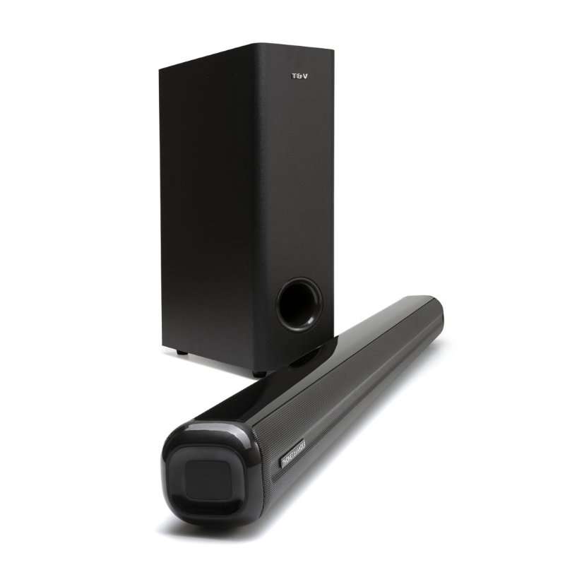 Thonet & Vander HK096-03641-2Kino Gen2 2.1 саундбар + система за субуфер, 150W, HDMI ARC + Bluetooth® + AUX 3,5 мм минижак/RCA + S/PDIF (оптичен) + коаксиална връзка