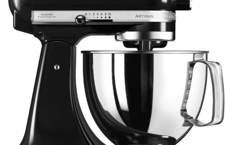 Миксер с купа KitchenAid Artisan 5KSM125EOB, 300W, 4.8 л, Onyx Black