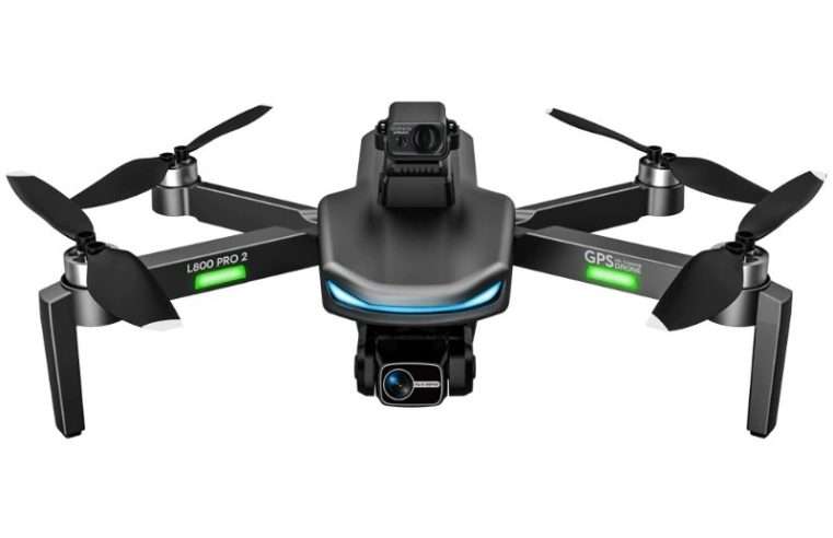 Drone L800 PRO CSJ, две камери 8K/4K GPS, стремете се да избягвате препятствията, 3-осен стабилизатор, капацитет на батерията 7.6V 3000 mAh, дистанция на управление 1200 m