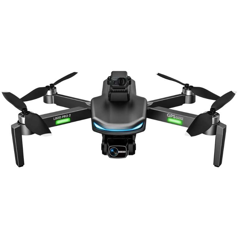 Drone L800 PRO CSJ, две камери 8K/4K GPS, стремете се да избягвате препятствията, 3-осен стабилизатор, капацитет на батерията 7.6V 3000 mAh, дистанция на управление 1200 m